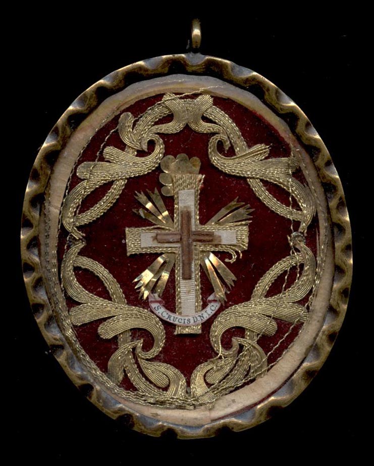 old relic theca of SS.TRUE CROSS OF JESUS  